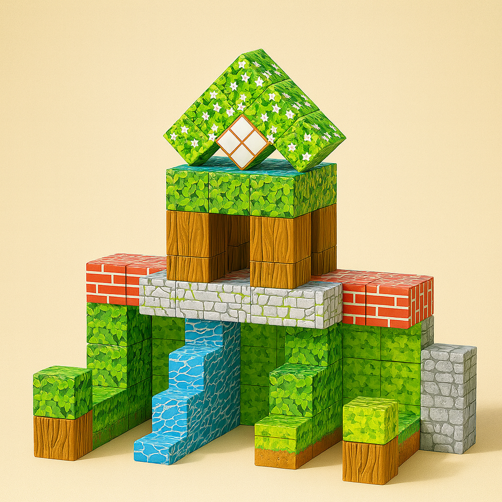 MagConstruct 100 – Creative Magnetic Blocks Set