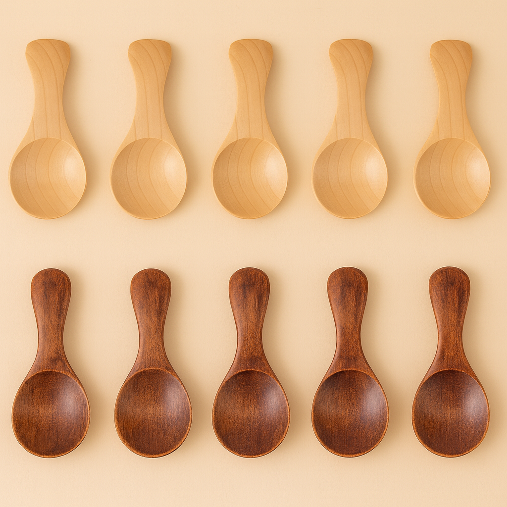 Wooden Scoop Sensory Tools - Montessori Sensory Play