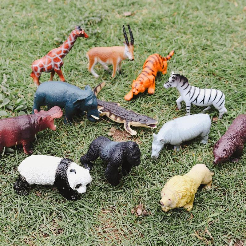 Miniature Animal Set for Sensory Play - Safari