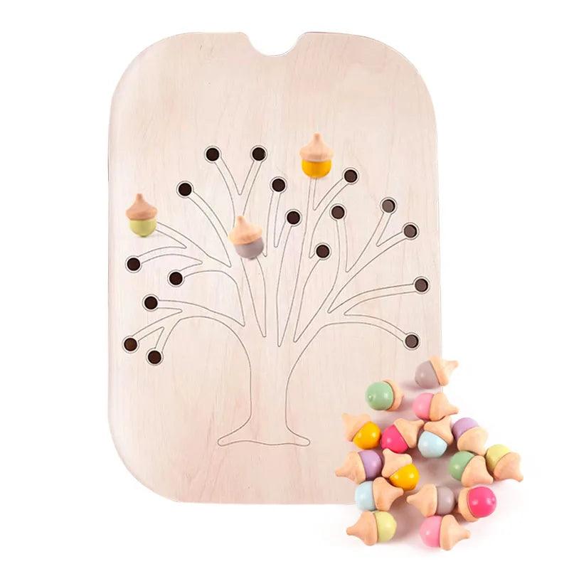 Montessori Wooden Insert For Sensory Tray Board