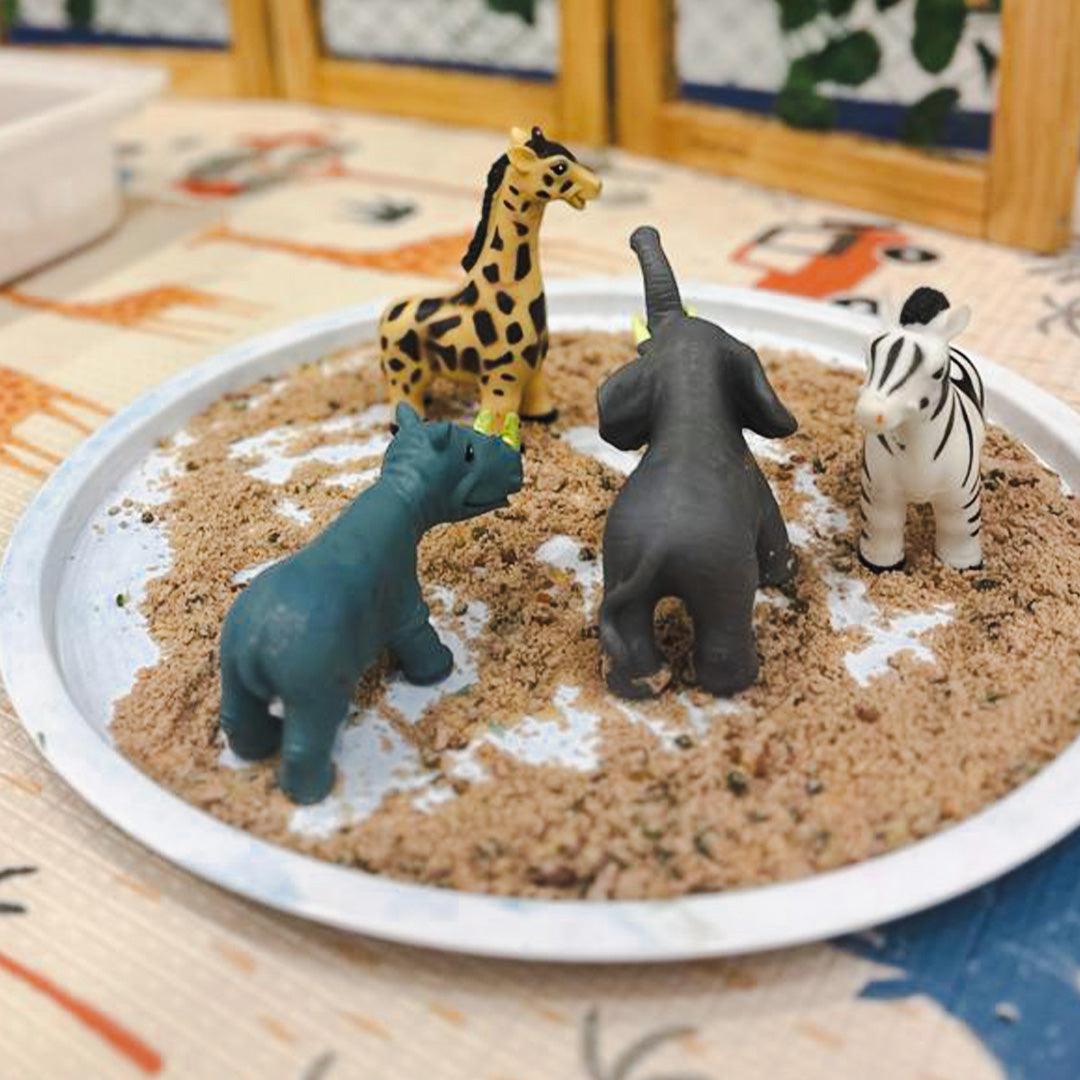 Miniature Animal Set for Sensory Play - Safari