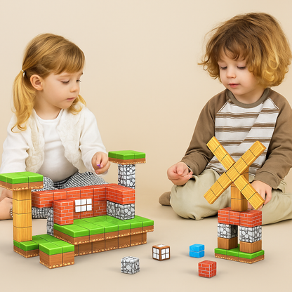 MagConstruct 100 – Creative Magnetic Blocks Set