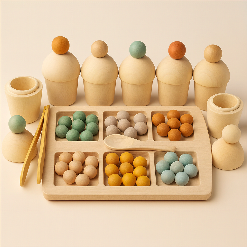Montessori Counting & Sorting Play Set