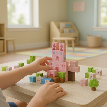 Magnetic Building Blocks – Montessori STEM Set