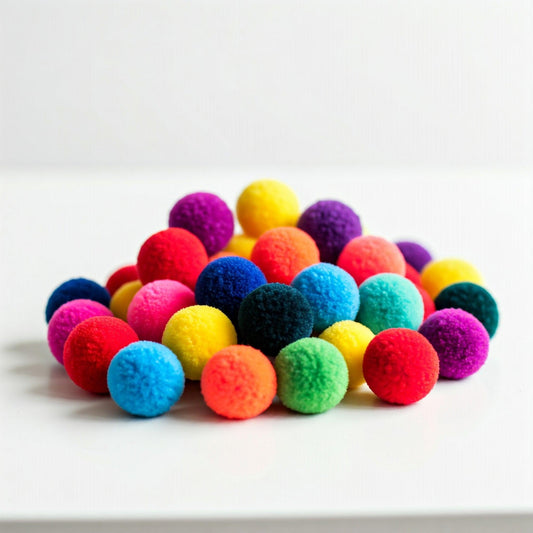 Rainbow Counting Balls Sensory Play Set