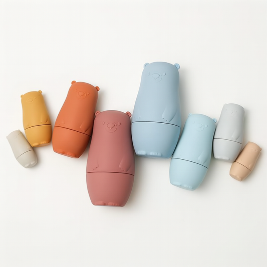 Bear Stacking Babushka Silicone Nesting Toy